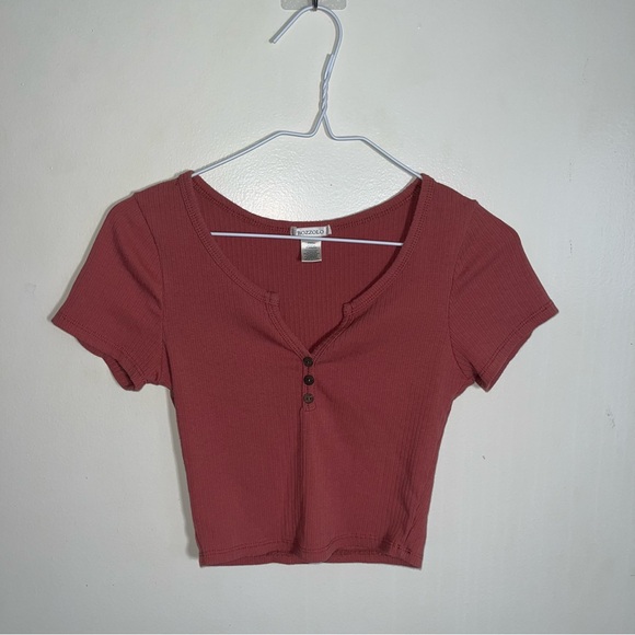 Bozzolo Tops - FINAL SALE Button up bozzolo baby tee